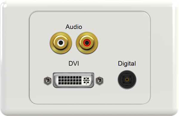 DVI DIG WR Wall Plate