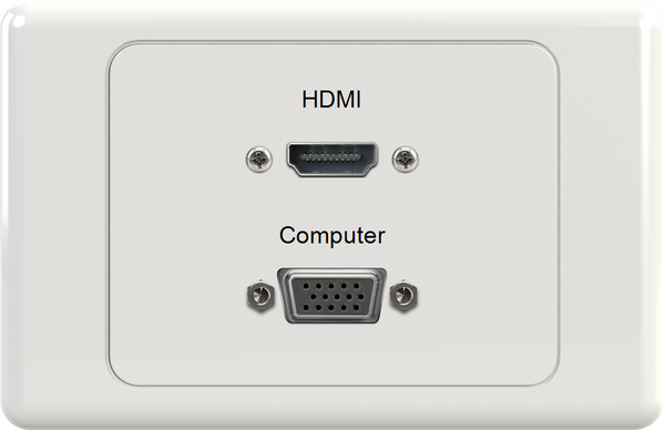 HDMI VGA Wall Plate