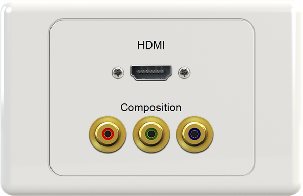 HDMI RGB Wall Plate