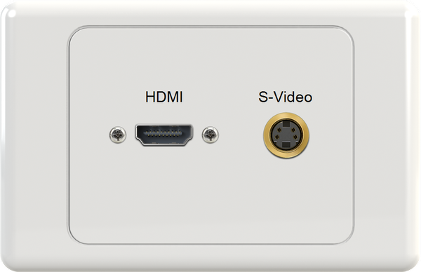HDMI SVIDEO Wall Plate