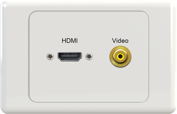 HDMI VIDEO Wall Plate