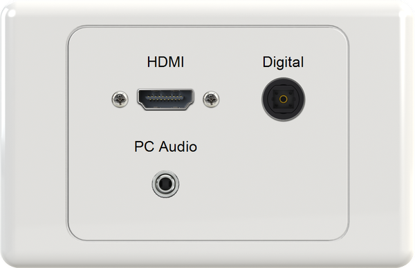 HDMI DIG 3.5mm Wall Plate