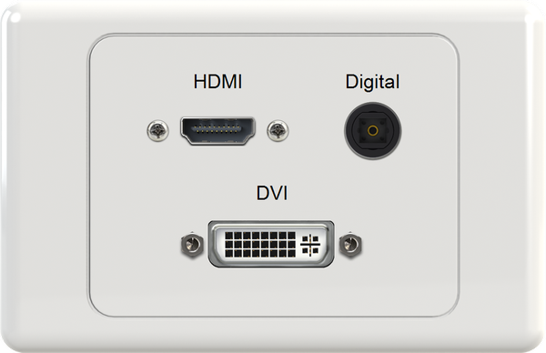 HDMI DIG DVI Wall Plate