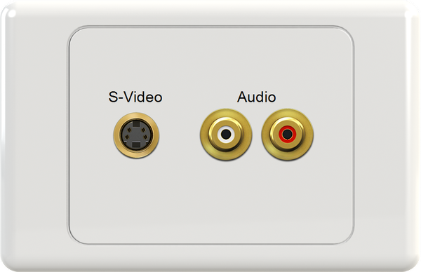 SVIDEO WR Wall Plate