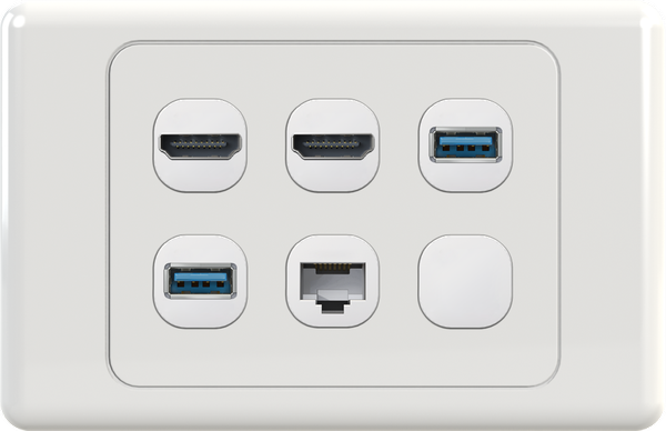 HDMIG2 HDMIG2 USBG2 USBG2 RJ451 P30 Wall Plate