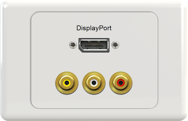 DisplayPort YWR Wall Plate