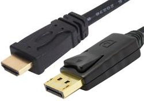1m DisplayPort to HDMI Cable