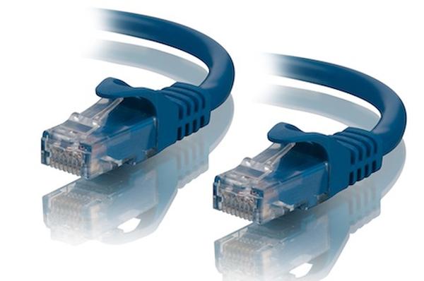 0.5m Cat5e Network Cable - Blue Unshielded