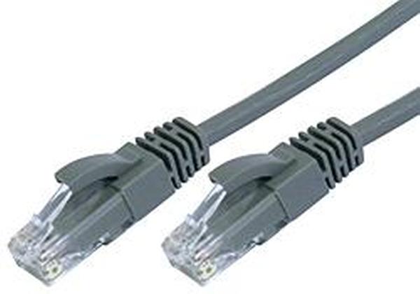 0.5m Cat6 Network Cable - Grey Unshielded