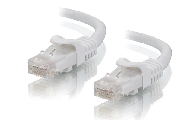 0.3m Cat6 Network Cable - White Unshielded