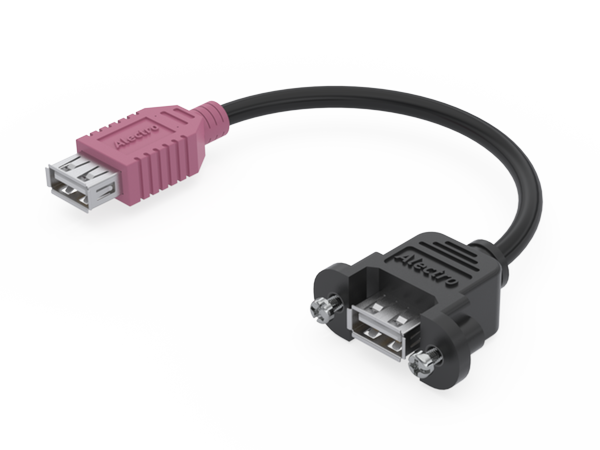 Panel Mount USB Cable