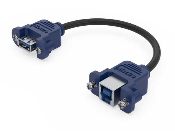 Panel Mount USB 3.0 B-A Cable