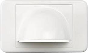 White Bullnose Wall Plate